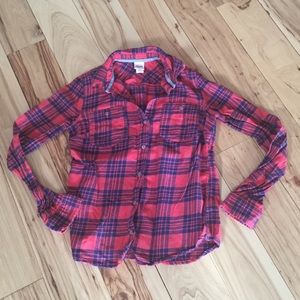 Mossimo red and blue flannel, S